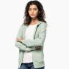 Sweat-shirt French Terry écoresponsable zippé à capuche, toucher doux, NO LABEL, 300 g/m²