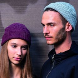 Bonnet avec revers Docker, étiquette détachable