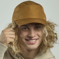 Casquette imperméable 5 panneaux en polyester recyclé, 85 g/m²