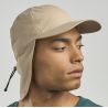 Casquette type légionnaire en polyester recyclé, protection UV, 185 g/m²