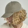 Casquette baseball vintage 6 panneaux en coton organique et recyclé, 280 g/m²