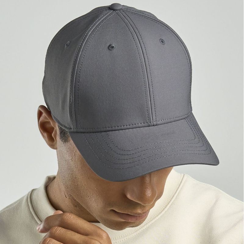 Casquette baseball 6 panneaux en polyester recyclé, élasthanne, 200 g/m²