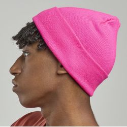 Bonnet en polyester recyclé doublé avec revers
