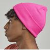 Bonnet en polyester recyclé doublé avec revers