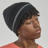 Bonnet haute visibilité en polyester recyclé avec revers