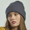 Bonnet en bord côte polyester recyclé