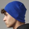 Bonnet en polyester recyclé doublé, style pull-on, étiquette détachable
