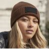 Bonnet à revers en polyester recyclé avec empiècement coton pour marquage