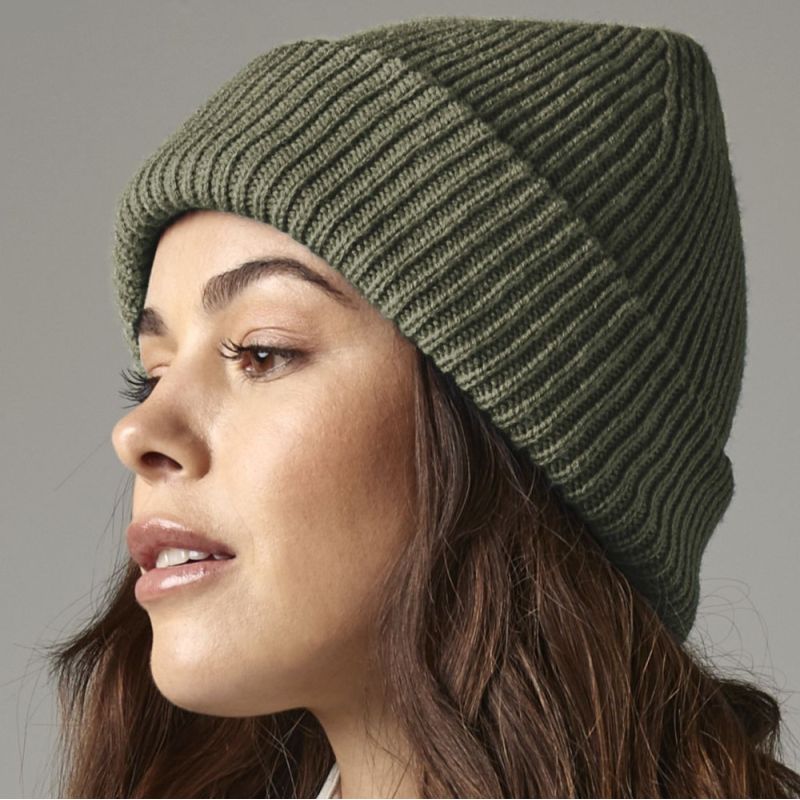 Bonnet coupe-vent et respirant en polyester recyclé, doublure en coton