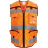 Gilet de sécurité haute visibilité rip stop multiples poches, 120 g/m²