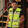 Gilet de sécurité haute visibilité rip stop multiples poches, 120 g/m²