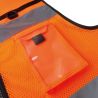 Gilet de sécurité haute visibilité rip stop multiples poches, 120 g/m²