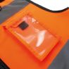 Gilet de sécurité haute visibilité rip stop multiples poches, 120 g/m²