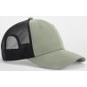 Casquette trucker 6 panneaux en polyester recyclé avec bandeau anti-transpiration