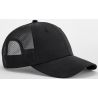 Casquette trucker 6 panneaux en polyester recyclé avec bandeau anti-transpiration