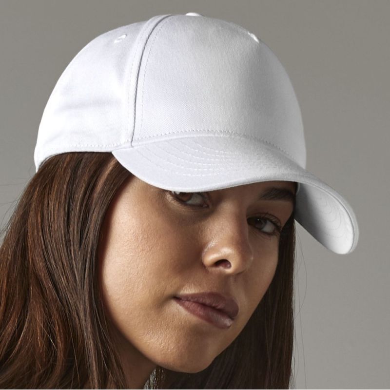 Casquette 5 panneaux en coton organique, fermeture par boucle