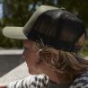 Casquette américaine junior 5 panneaux rétro Snapback, visière préformée, ajustable 