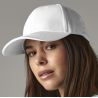 Casquette 6 panneaux, visière incurvée, œillets cousus, ajustable par patte, 240 g/m²