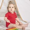 Body manches courtes enfant en coton avec boutons pression, 145 g/m²