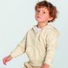 Sweat enfant capuche zippé, fermeture grand zip, poche kangourou, 290 g/m²