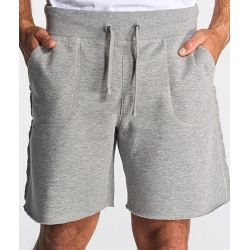 Short jogging avec poches, taille élastique, cordon de serrage, 290 g/m²