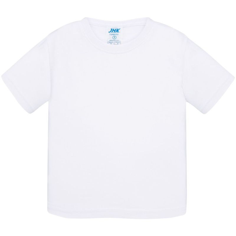 Tee-shirt pour bébé en coton peigné prérétréci, 150 g/m²