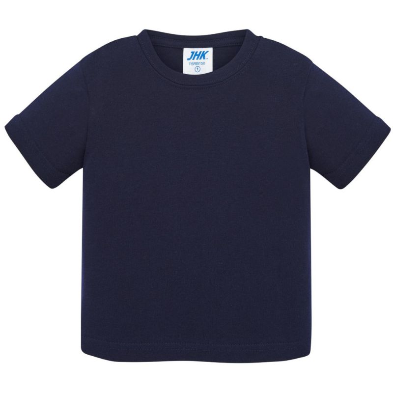 Tee-shirt pour bébé en coton peigné prérétréci, 150 g/m²