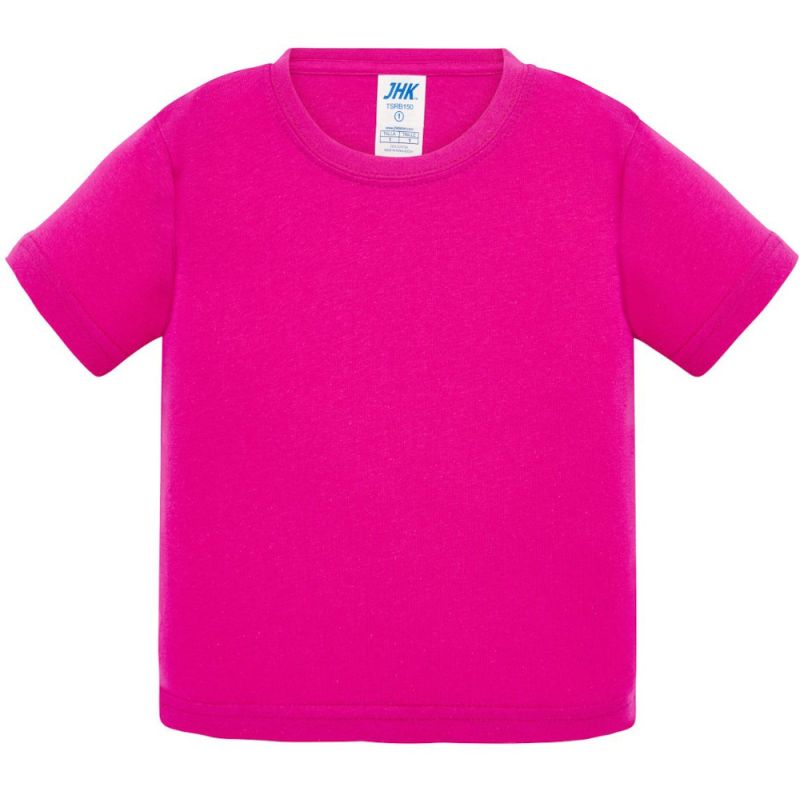 Tee-shirt pour bébé en coton peigné prérétréci, 150 g/m²
