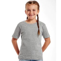 T-shirt enfant confortable en coton bio manches courtes, 130 g/m²