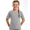 T-shirt enfant confortable en coton bio manches courtes, 130 g/m²