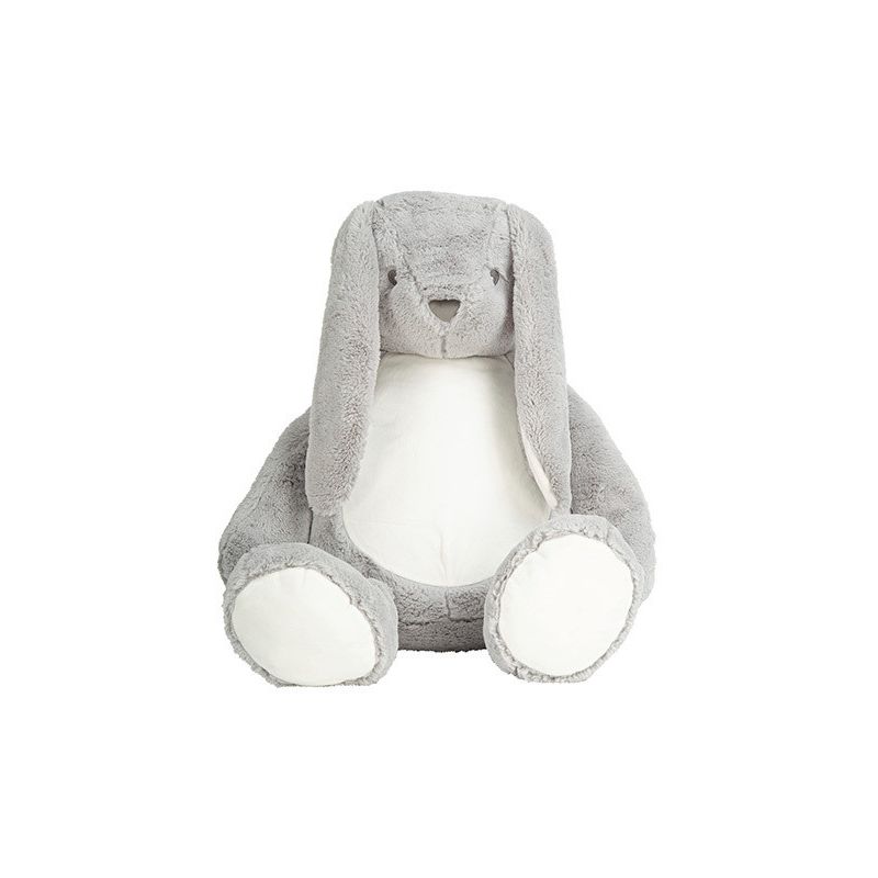 Peluche Lapin grande taille yeux cousus pour bébé, conforme  à la norme EN71