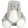 Peluche Lapin grande taille yeux cousus pour bébé, conforme  à la norme EN71