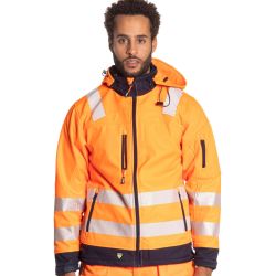 Veste Softshell haute visibilité respirante et déperlante, 310 g/m²