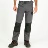Pantalon de travail multi-poches extensible en coton, 275 g/m²