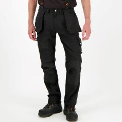 Pantalon de travail multi-poches extensible, technologie Coolmax, 320 g/m²