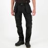 Pantalon de travail multi-poches extensible, technologie Coolmax, 320 g/m²