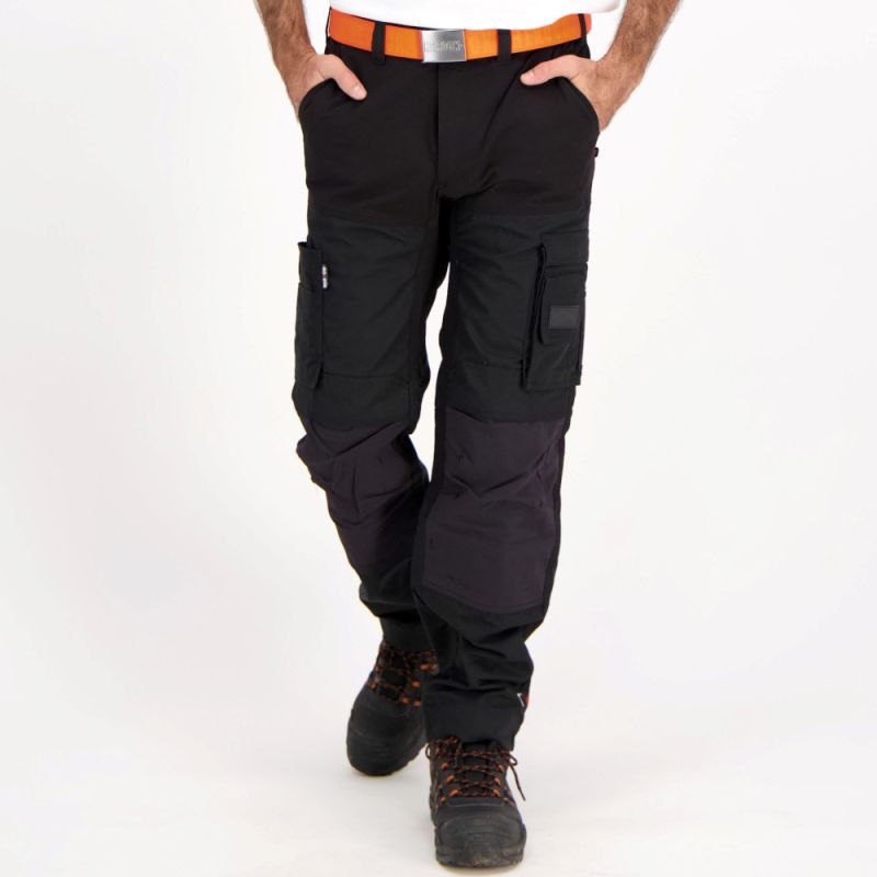 Pantalon respirant extensible multi-poches, 240 g/m²
