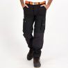 Pantalon respirant extensible multi-poches, 240 g/m²