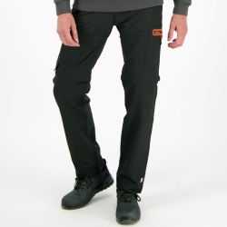 Pantalon 2 en 1 polyamide extensible, multi-poches, séchage rapide, 205 g/m²