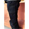 Pantalon multipoches extensible en coton et polyester, 275 g/m²