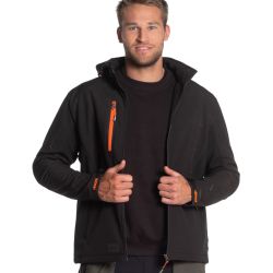 Veste Softshell multi-poches imperméable, respirante, multi-poches, 300 g/m²
