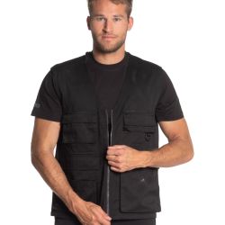 Bodywarmer multi-poches déperlant, 230 g/m²
