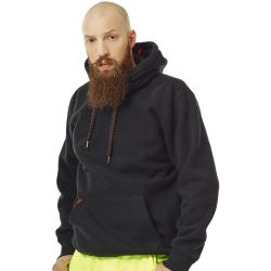 Sweat à capuche épais avec poche kangourou, cordon de serrage, 360 g/m²