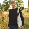 Sac shopping en coton léger Tiger avec anses longues, 120 g/m²