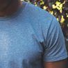 Tee-shirt en coton recyclé col rond, manches courtes, 180 g/m²