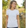 Tee-shirt femme en coton biologique Tiger col rond, coupe moderne, 155 g/m²