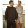 Short en coton organique Tiger, coupe ample, poches latérales, 300 g/m²