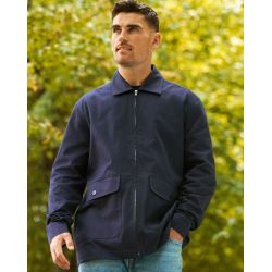 Veste de travail en polycoton durable avec fermeture éclair, 210 g/m²