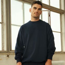 Sweat oversize en coton organique Tiger, épaules tombantes, intérieur brossé, 300 g/m²