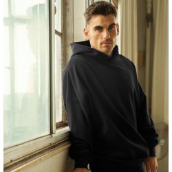 Sweat oversize en coton organique Tiger avec capuche doublée, 300 g/m²